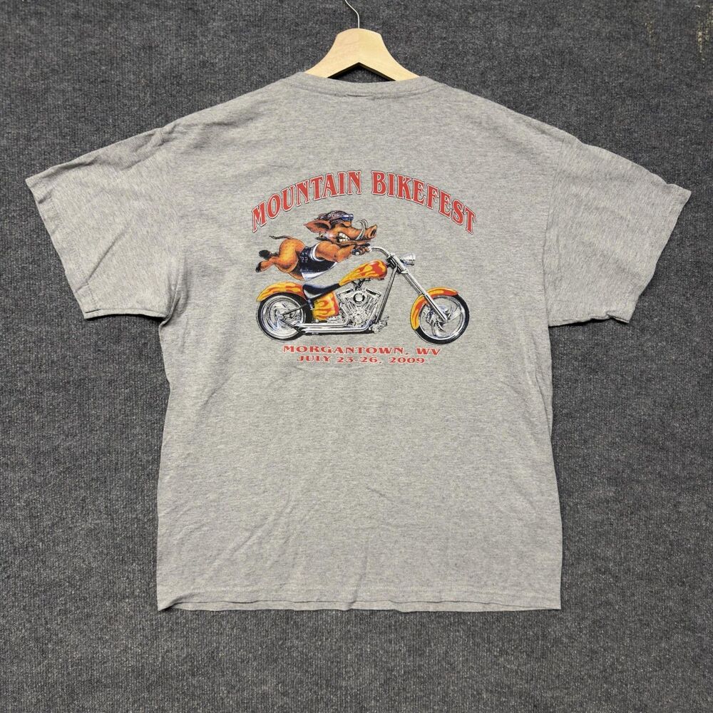 Vintage Bikefest 2009 T Shirt Mens XL Biker Rally Harley Davidson Like Hog Rider